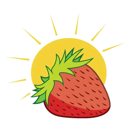 Strawberry Solar Logo Icon
