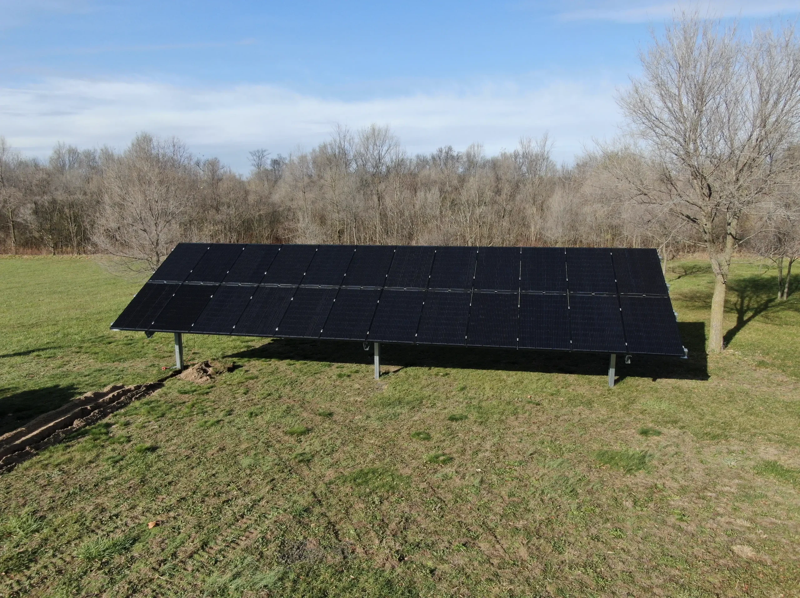 large ground mount solar panel scaled